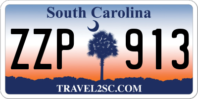 SC license plate ZZP913