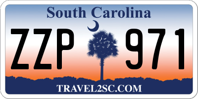 SC license plate ZZP971