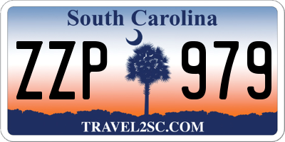 SC license plate ZZP979