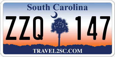 SC license plate ZZQ147