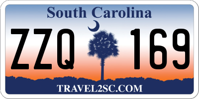 SC license plate ZZQ169