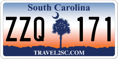 SC license plate ZZQ171