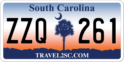 SC license plate ZZQ261