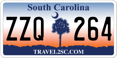 SC license plate ZZQ264