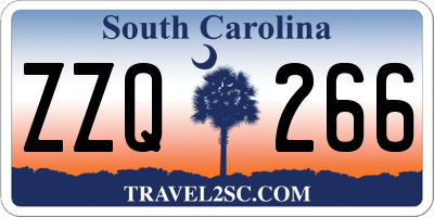 SC license plate ZZQ266