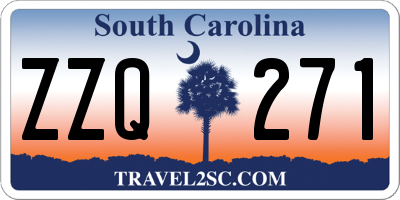 SC license plate ZZQ271