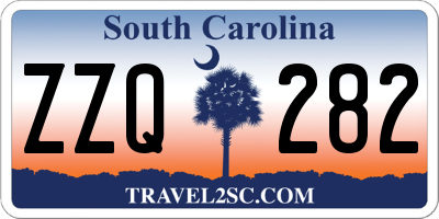 SC license plate ZZQ282