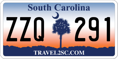 SC license plate ZZQ291