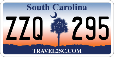 SC license plate ZZQ295