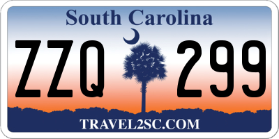 SC license plate ZZQ299