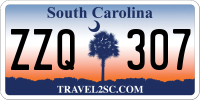 SC license plate ZZQ307