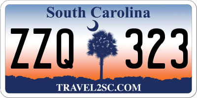 SC license plate ZZQ323