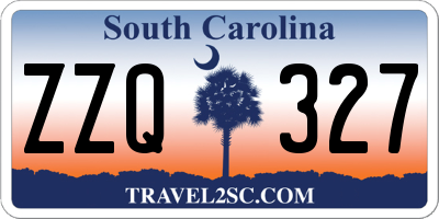 SC license plate ZZQ327