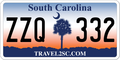 SC license plate ZZQ332