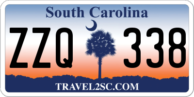 SC license plate ZZQ338