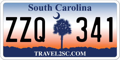 SC license plate ZZQ341