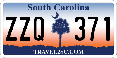 SC license plate ZZQ371