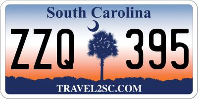 SC license plate ZZQ395