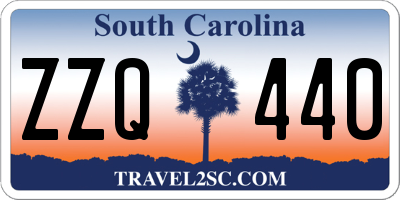 SC license plate ZZQ440