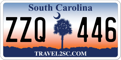 SC license plate ZZQ446