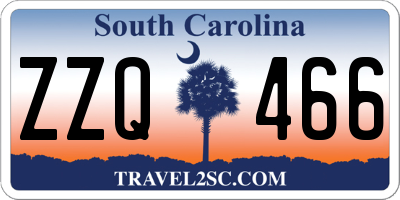 SC license plate ZZQ466