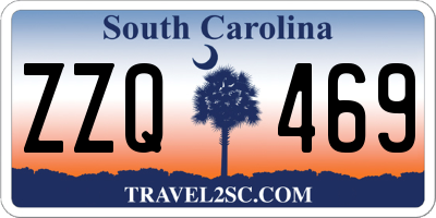 SC license plate ZZQ469