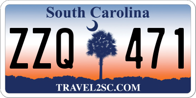 SC license plate ZZQ471