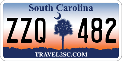 SC license plate ZZQ482