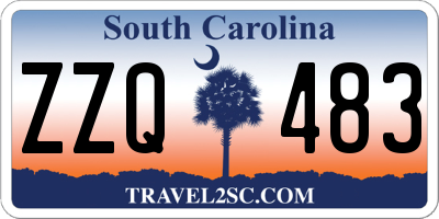 SC license plate ZZQ483