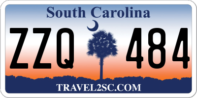 SC license plate ZZQ484