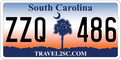 SC license plate ZZQ486