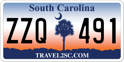 SC license plate ZZQ491