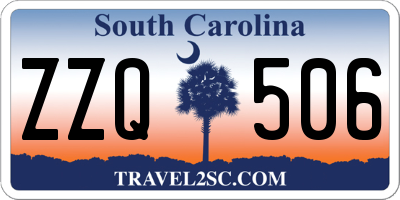 SC license plate ZZQ506
