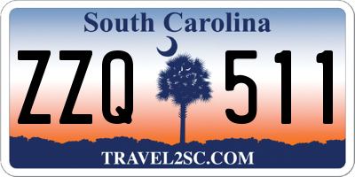 SC license plate ZZQ511