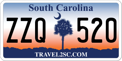 SC license plate ZZQ520
