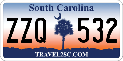 SC license plate ZZQ532