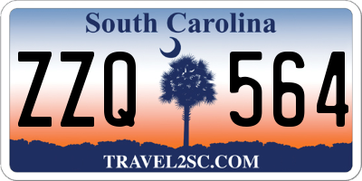 SC license plate ZZQ564