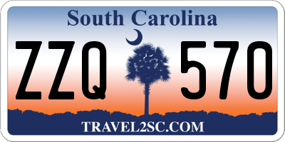 SC license plate ZZQ570