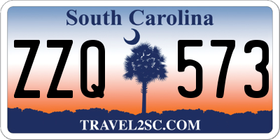 SC license plate ZZQ573