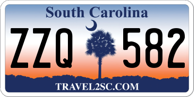 SC license plate ZZQ582