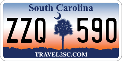 SC license plate ZZQ590