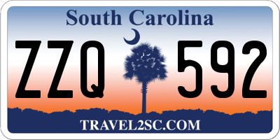 SC license plate ZZQ592