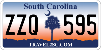 SC license plate ZZQ595