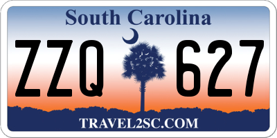 SC license plate ZZQ627