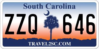 SC license plate ZZQ646