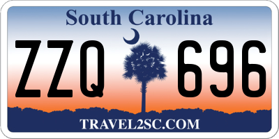 SC license plate ZZQ696