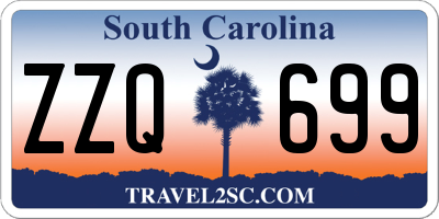 SC license plate ZZQ699