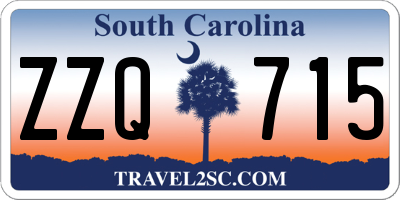 SC license plate ZZQ715