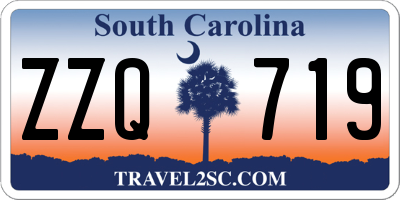 SC license plate ZZQ719