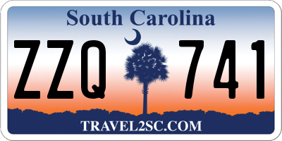 SC license plate ZZQ741